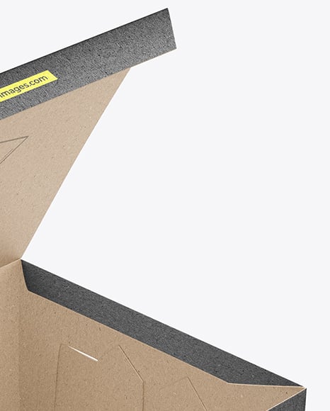 Kraft Paper Box Mockup