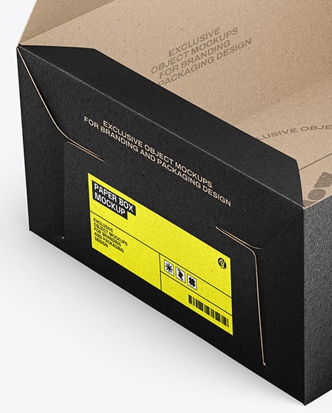 Kraft Paper Box Mockup