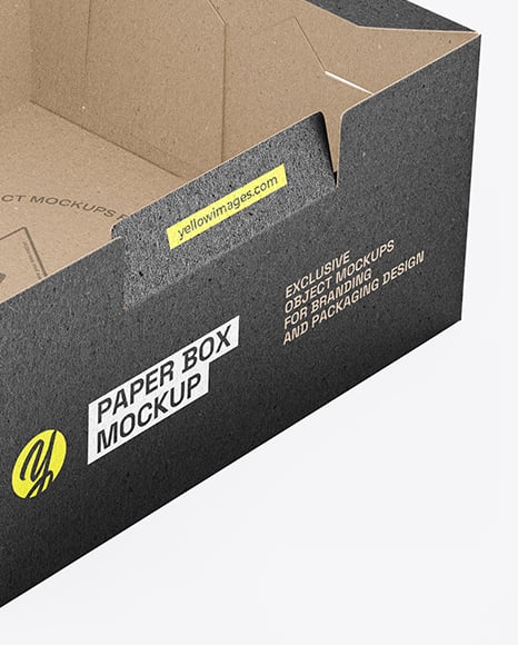 Kraft Paper Box Mockup