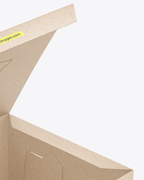 Kraft Paper Box Mockup