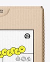 Kraft Paper Cardboard Box Mockup