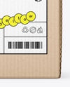 Kraft Paper Cardboard Box Mockup