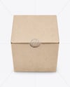 Kraft Paper Cardboard Box Mockup