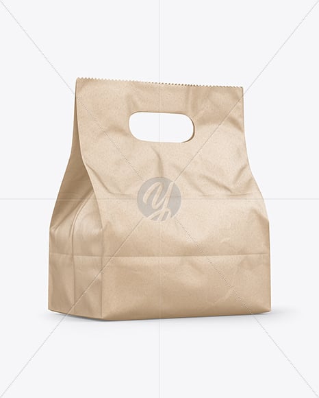 Kraft Paper Food Bag Mockup