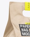 Kraft Paper Food Bag Mockup