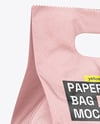 Kraft Paper Food Bag Mockup