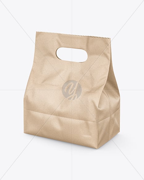 Kraft Paper Food Bag Mockup