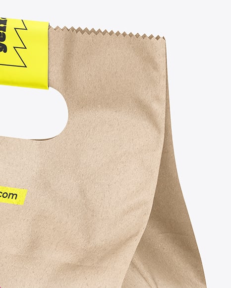 Kraft Paper Food Bag Mockup