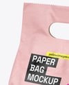 Kraft Paper Food Bag Mockup