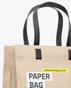 Kraft Paper Shopping Bag Mockup