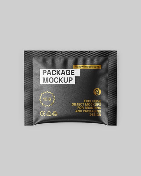 Kraft Sachet Mockup