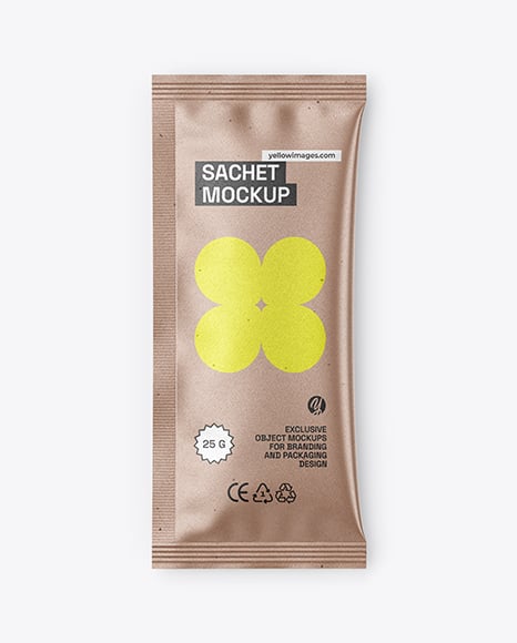 Kraft Sachet Mockup
