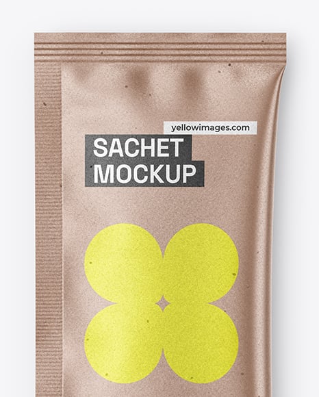 Kraft Sachet Mockup
