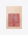 Ktaft Packaging W/ Sliced Salami ​Mockup