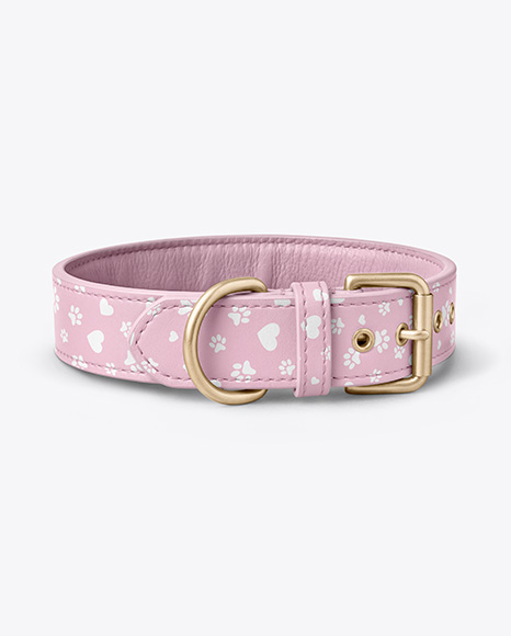 Leather Dog Collar Mockup