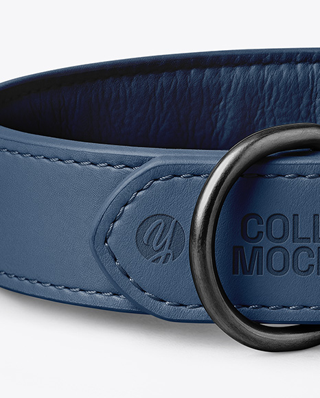 Leather Dog Collar Mockup