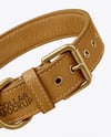 Leather Dog Collar Mockup