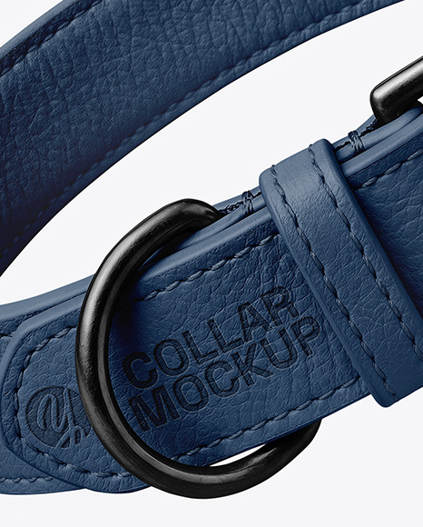 Leather Dog Collar Mockup