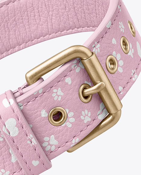 Leather Dog Collar Mockup