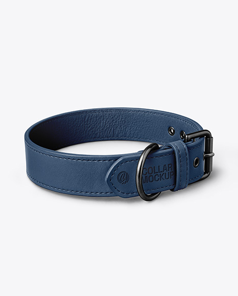 Leather Dog Collar Mockup