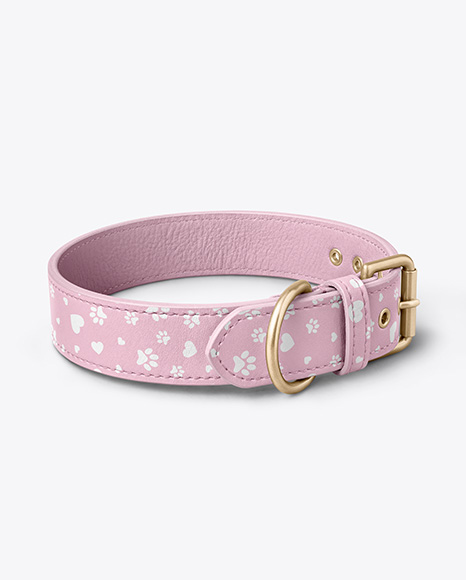 Leather Dog Collar Mockup