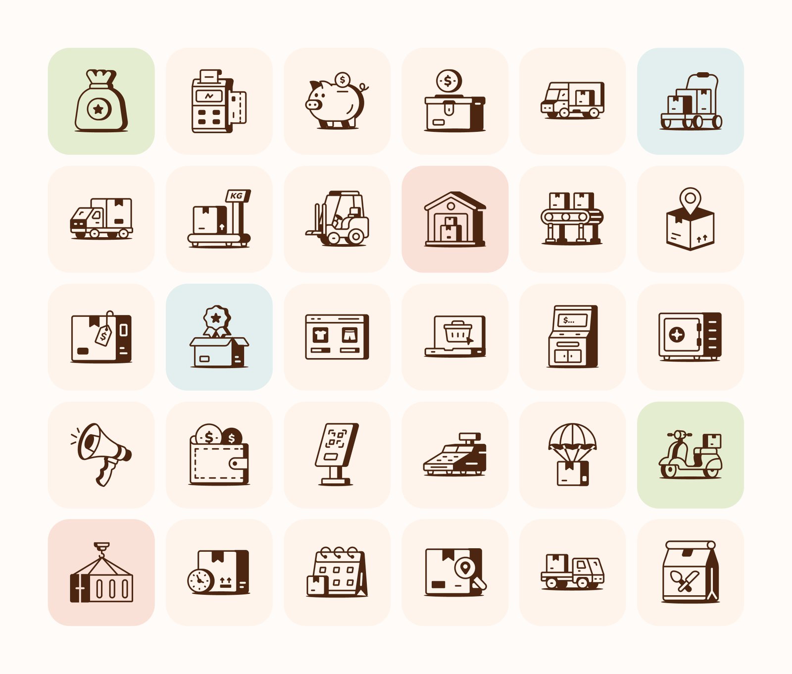 Lifestyle and Tech Icons