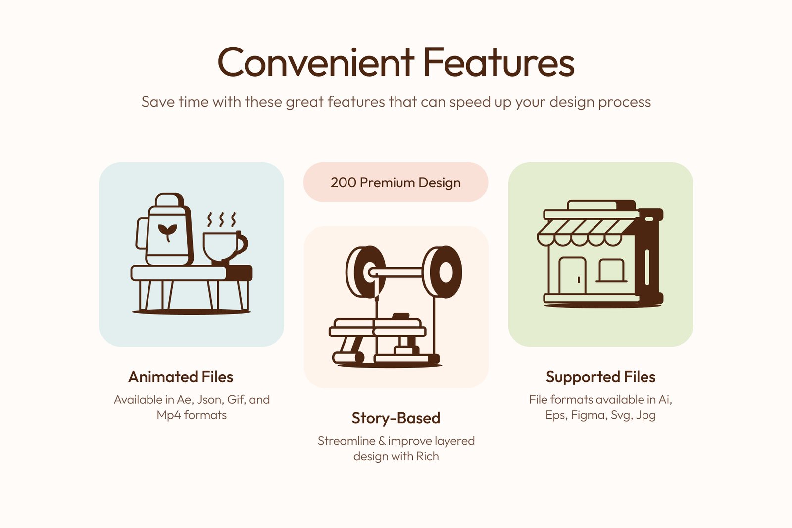 Lifestyle &amp; Tech Icons Bundle