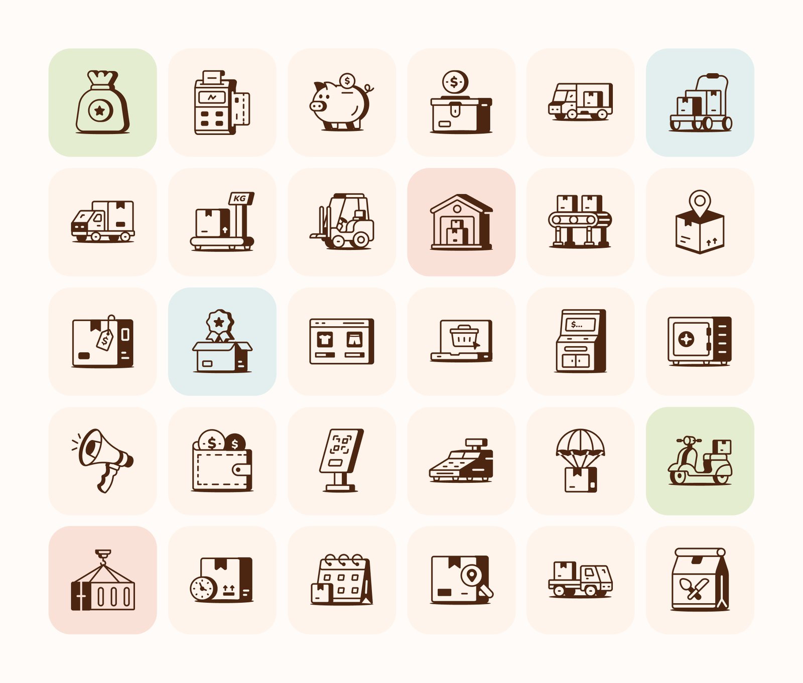 Lifestyle &amp; Tech Icons Bundle