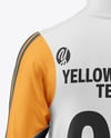 Long Sleeve Full Zipper Tracksuit Mockup - Back View