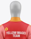 Long Sleeve Full Zipper Tracksuit Mockup - Back View