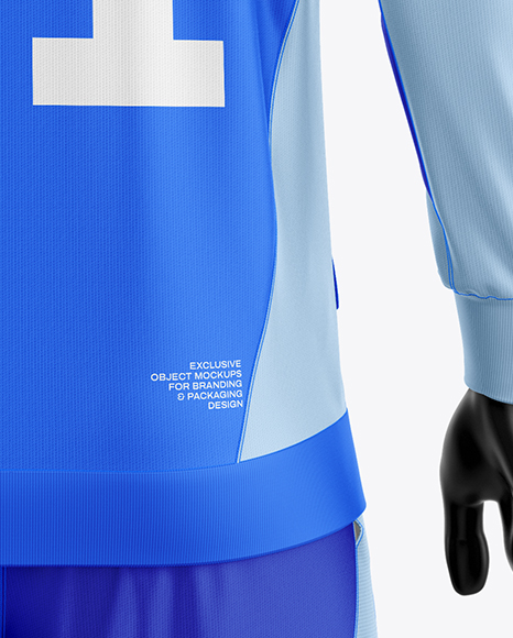 Long Sleeve Full Zipper Tracksuit Mockup - Back View