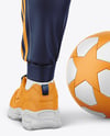 Long Sleeve Full Zipper Tracksuit Mockup - Back View