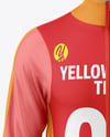 Long Sleeve Full Zipper Tracksuit Mockup - Front View