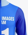 Long Sleeve Full Zipper Tracksuit Mockup - Front View