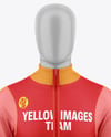 Long Sleeve Full Zipper Tracksuit Mockup - Front View