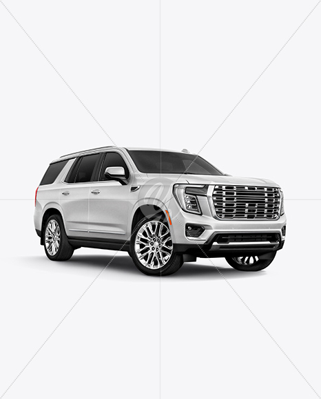 Luxury SUV Mockup - Half Side View