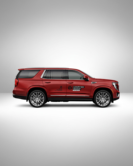Luxury SUV Mockup - Side View