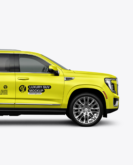 Luxury SUV Mockup - Side View