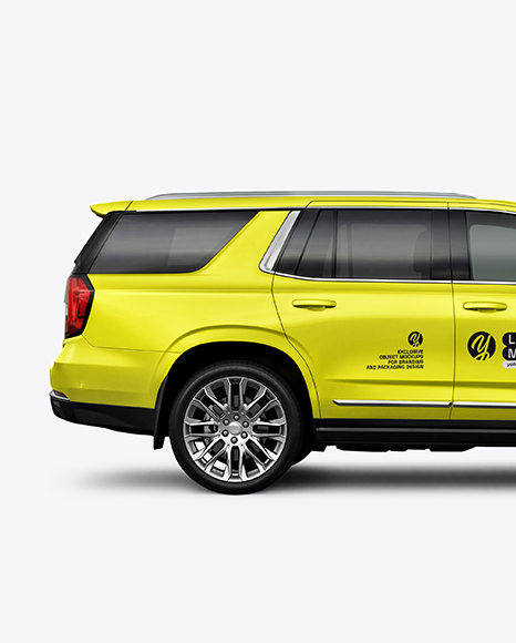 Luxury SUV Mockup - Side View