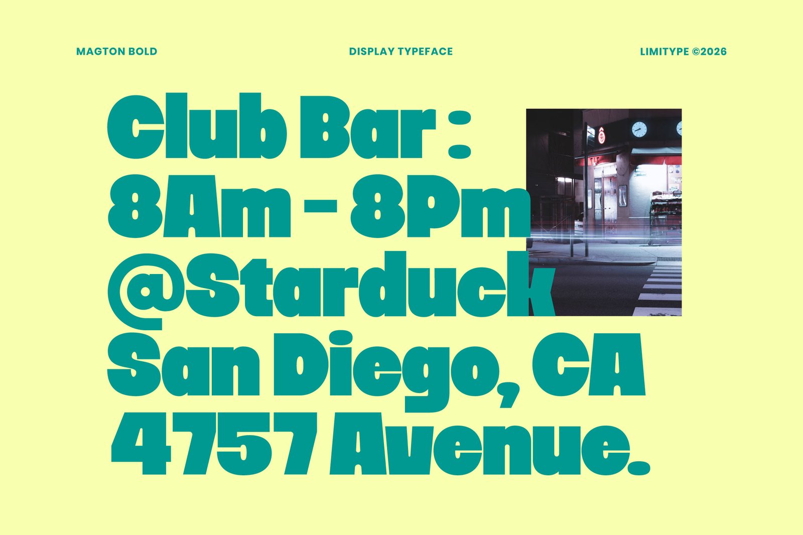 Magton - Bold Display Font