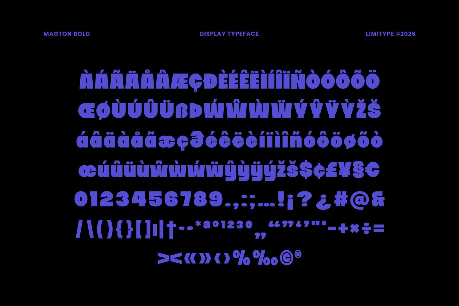 Magton - Bold Display Font