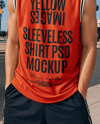 Man in a Sleeveless Shirt Mockup