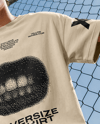 Man in an Oversized T-Shirt Mockup
