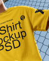 Man in an Oversized T-Shirt Mockup