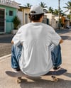Young Man Wearing Oversized T-Shirt Mockup