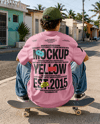 Young Man Wearing Oversized T-Shirt Mockup