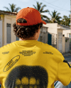 Young Man Wearing Oversized T-Shirt Mockup
