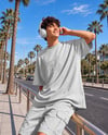 Young Man Wearing Oversized T-Shirt Mockup