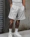 Man Wearing Mesh Shorts Mockup