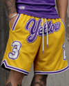 Man Wearing Mesh Shorts Mockup